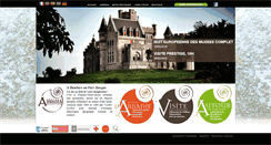 Desktop Screenshot of chateau-abbadia.fr